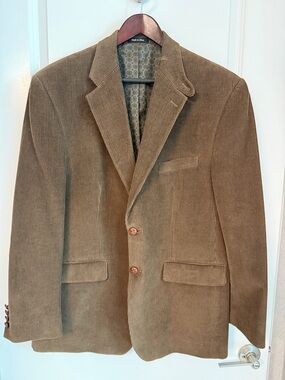 Lauren Ralph Lauren Brown Corduroy Sport Coat Blazer